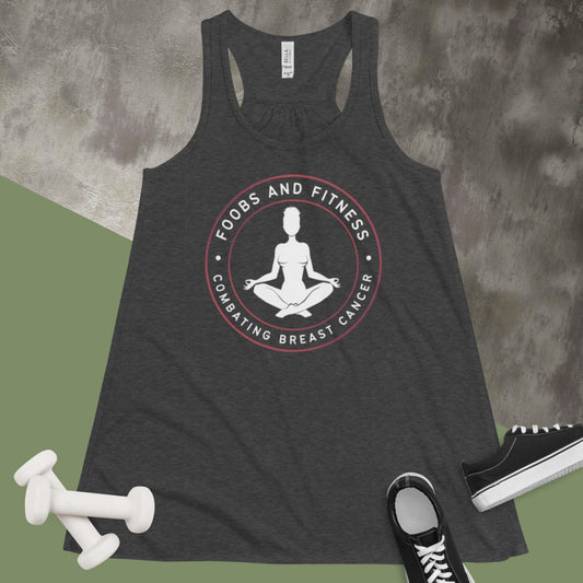Combating Breast Cancer Flowy Racerback Tank