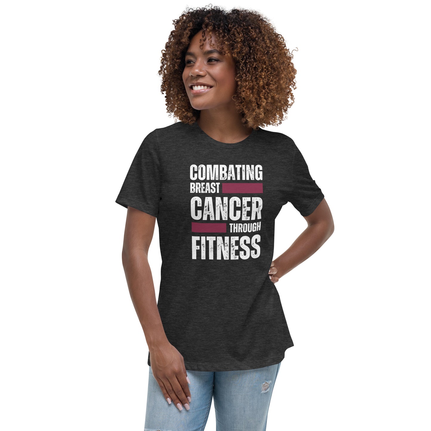 Breast Cancer Fitness Relaxed T-Shirt